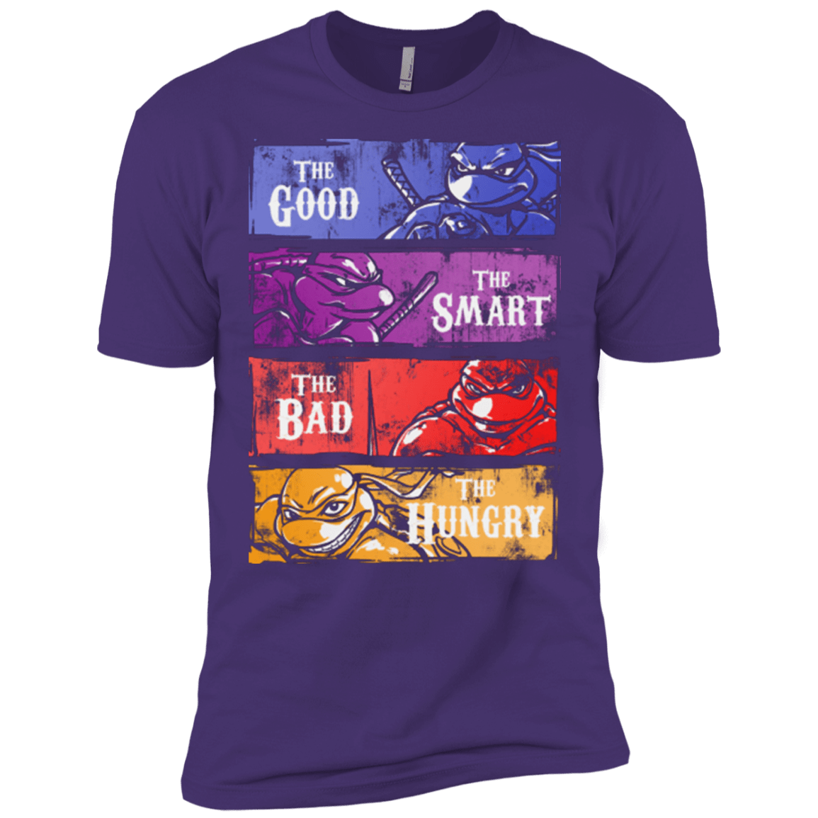 T-Shirts Purple / X-Small The Good, Bad, Smart and Hungry Men's Premium T-Shirt