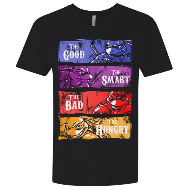 T-Shirts Black / X-Small The Good, Bad, Smart and Hungry Men's Premium V-Neck