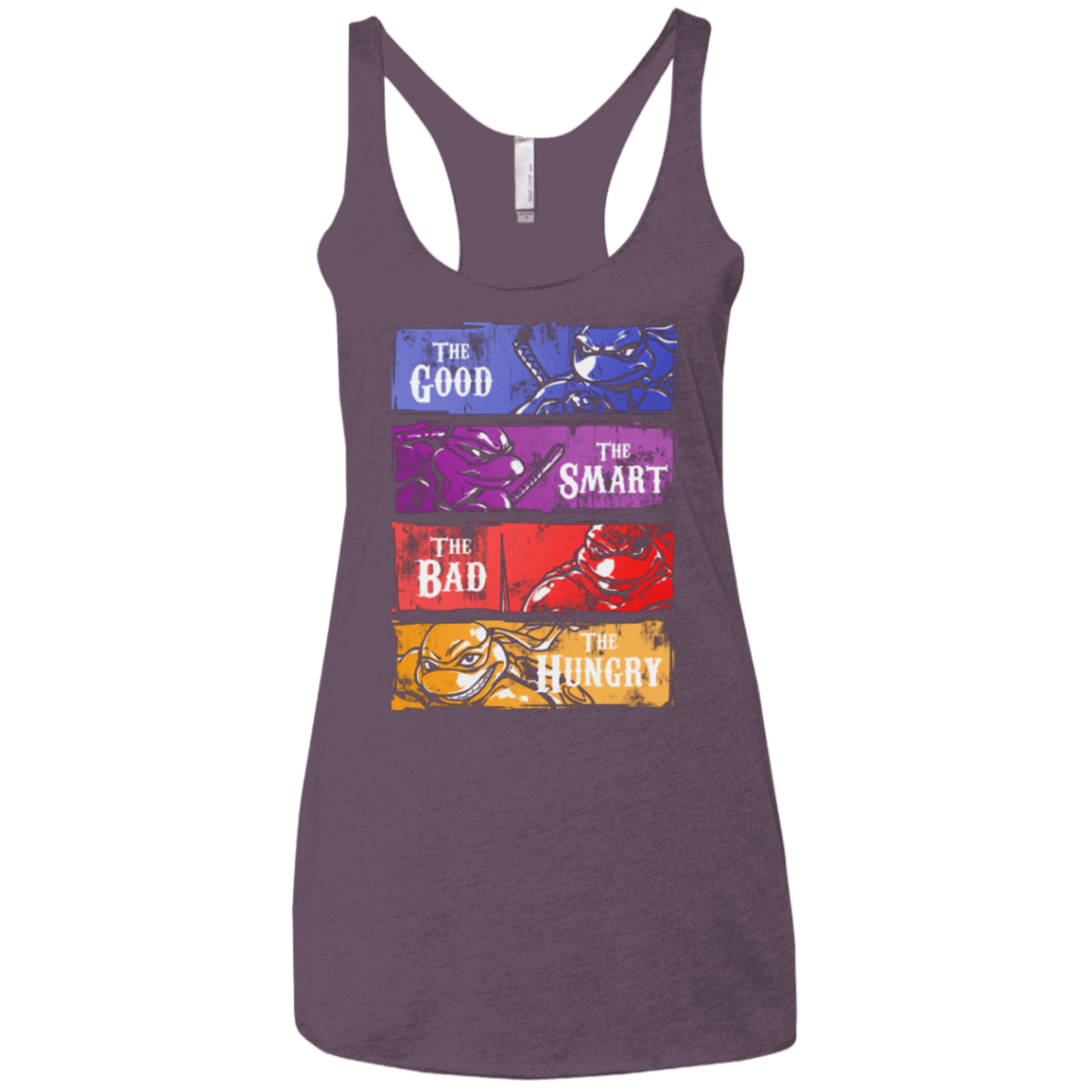 T-Shirts Vintage Purple / X-Small The Good, Bad, Smart and Hungry Women's Triblend Racerback Tank