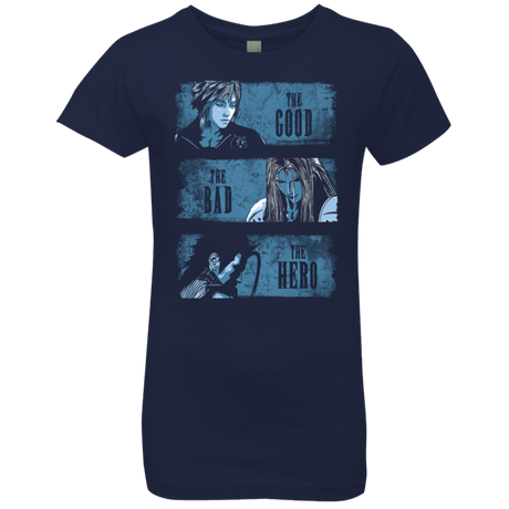 T-Shirts Midnight Navy / YXS The Good the Bad and the Hero Girls Premium T-Shirt