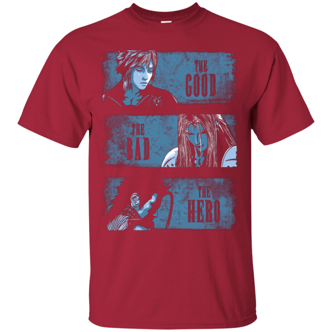 T-Shirts Cardinal / Small The Good the Bad and the Hero T-Shirt
