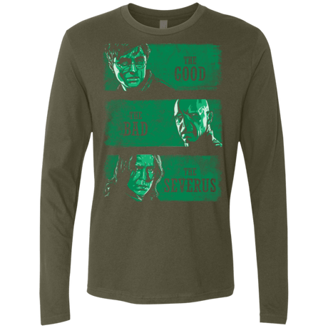 T-Shirts Military Green / Small The Good the Bad and the Severus Men's Premium Long Sleeve