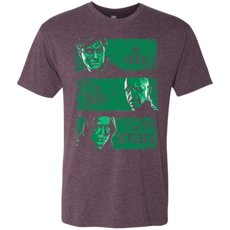 T-Shirts Vintage Purple / Small The Good the Bad and the Severus Men's Triblend T-Shirt