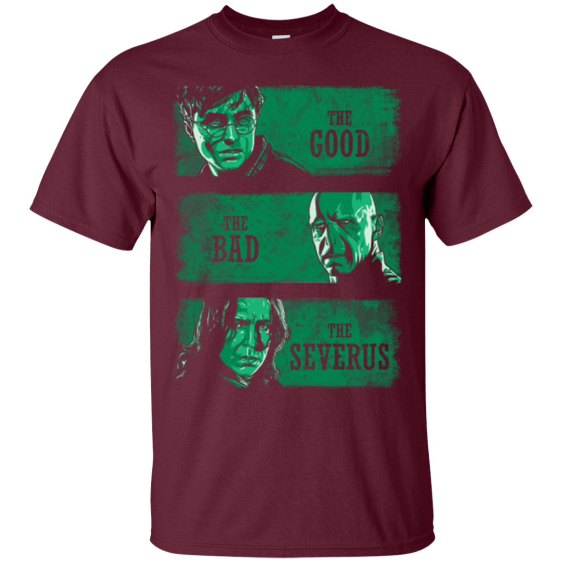 T-Shirts Maroon / Small The Good the Bad and the Severus T-Shirt