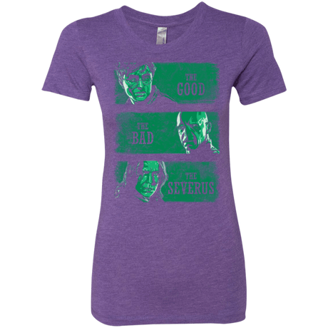 T-Shirts Purple Rush / Small The Good the Bad and the Severus Women's Triblend T-Shirt