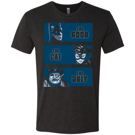 T-Shirts Vintage Black / Small The Good the Cat and the Ugly Men's Triblend T-Shirt