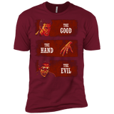 T-Shirts Cardinal / X-Small The Good the Hand and the Evil Men's Premium T-Shirt