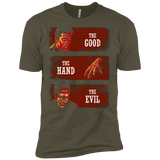 T-Shirts Military Green / X-Small The Good the Hand and the Evil Men's Premium T-Shirt