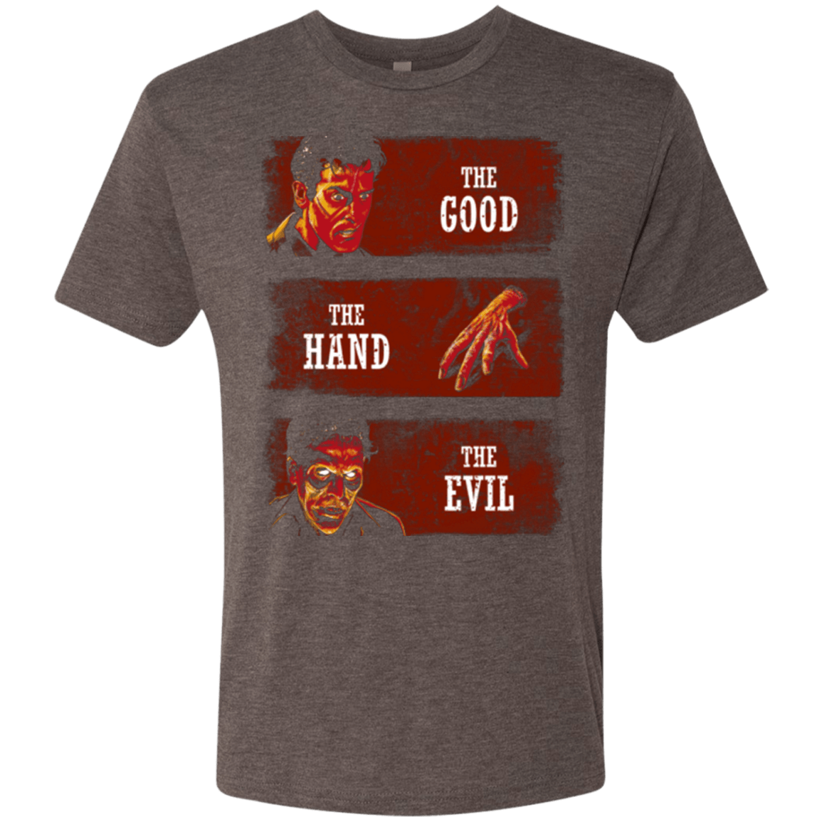 T-Shirts Macchiato / Small The Good the Hand and the Evil Men's Triblend T-Shirt
