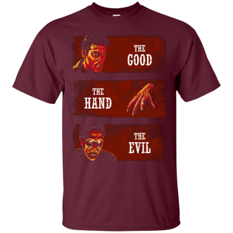 T-Shirts Maroon / Small The Good the Hand and the Evil T-Shirt
