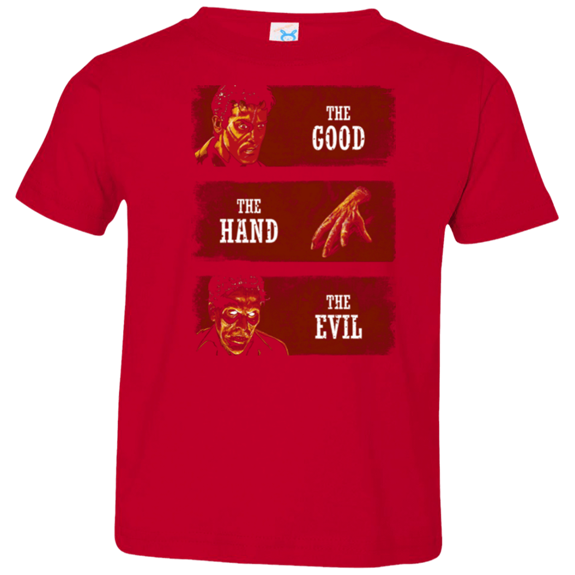T-Shirts Red / 2T The Good the Hand and the Evil Toddler Premium T-Shirt