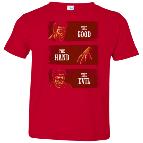 T-Shirts Red / 2T The Good the Hand and the Evil Toddler Premium T-Shirt