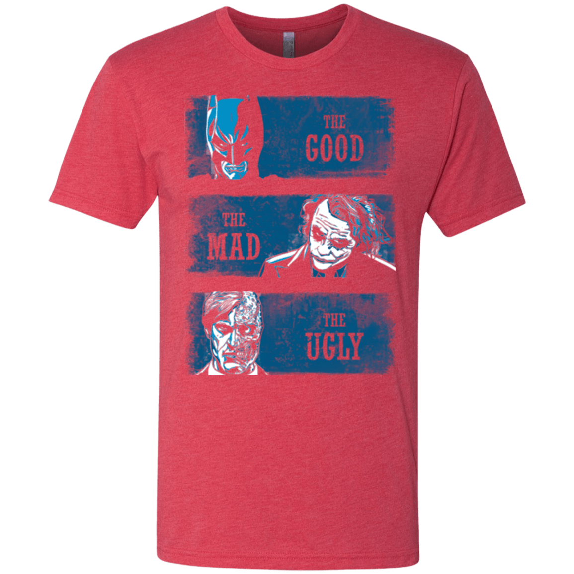 T-Shirts Vintage Red / Small The Good the Mad and the Ugly Men's Triblend T-Shirt