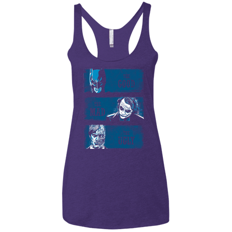 T-Shirts Purple / X-Small The Good the Mad and the Ugly Women's Triblend Racerback Tank