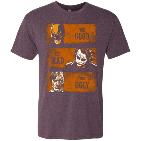 T-Shirts Vintage Purple / Small The Good the Mad and the Ugly2 Men's Triblend T-Shirt