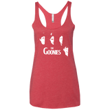 T-Shirts Vintage Red / X-Small The Goonies Women's Triblend Racerback Tank