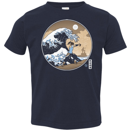 T-Shirts Navy / 2T The Great Wave of Republic City Toddler Premium T-Shirt