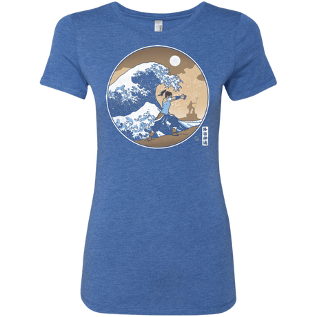 T-Shirts Vintage Royal / Small The Great Wave of Republic City Women's Triblend T-Shirt