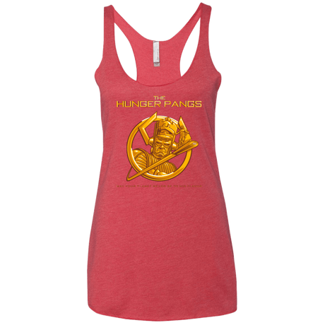 T-Shirts Vintage Red / X-Small The Hunger Pangs Women's Triblend Racerback Tank