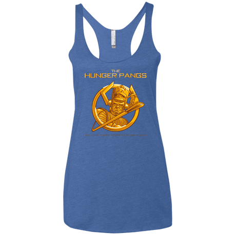 T-Shirts Vintage Royal / X-Small The Hunger Pangs Women's Triblend Racerback Tank