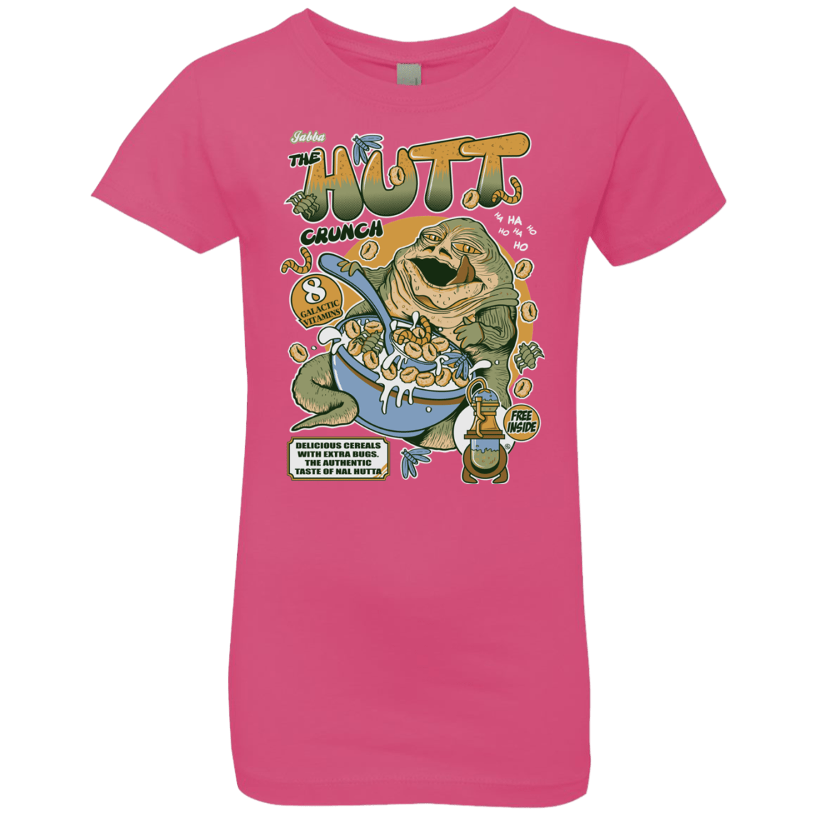 T-Shirts Hot Pink / YXS The Hutt Crunch Girls Premium T-Shirt