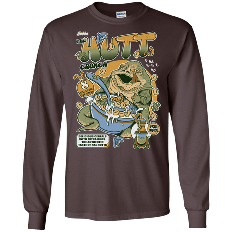 T-Shirts Dark Chocolate / S The Hutt Crunch Men's Long Sleeve T-Shirt