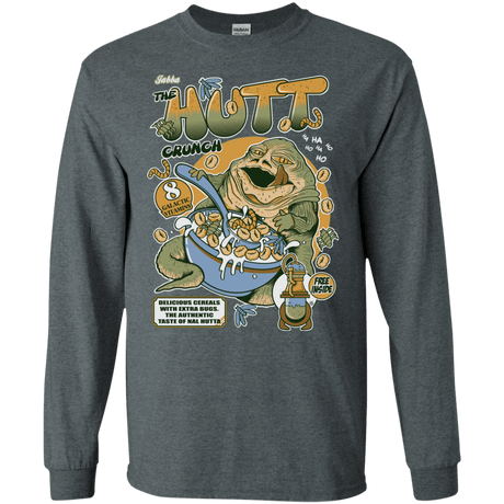 T-Shirts Dark Heather / S The Hutt Crunch Men's Long Sleeve T-Shirt