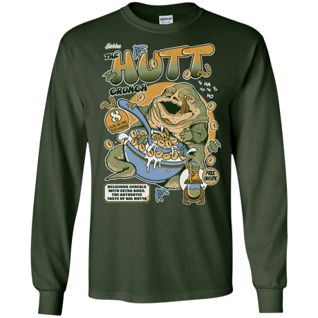 T-Shirts Forest Green / S The Hutt Crunch Men's Long Sleeve T-Shirt