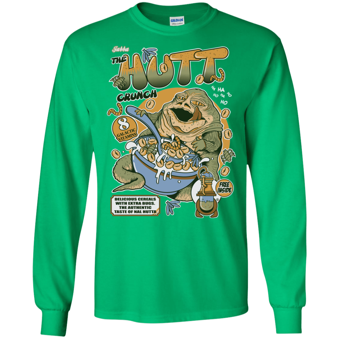 T-Shirts Irish Green / S The Hutt Crunch Men's Long Sleeve T-Shirt