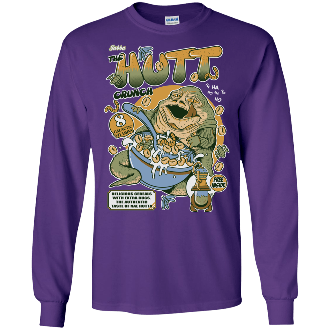 T-Shirts Purple / S The Hutt Crunch Men's Long Sleeve T-Shirt