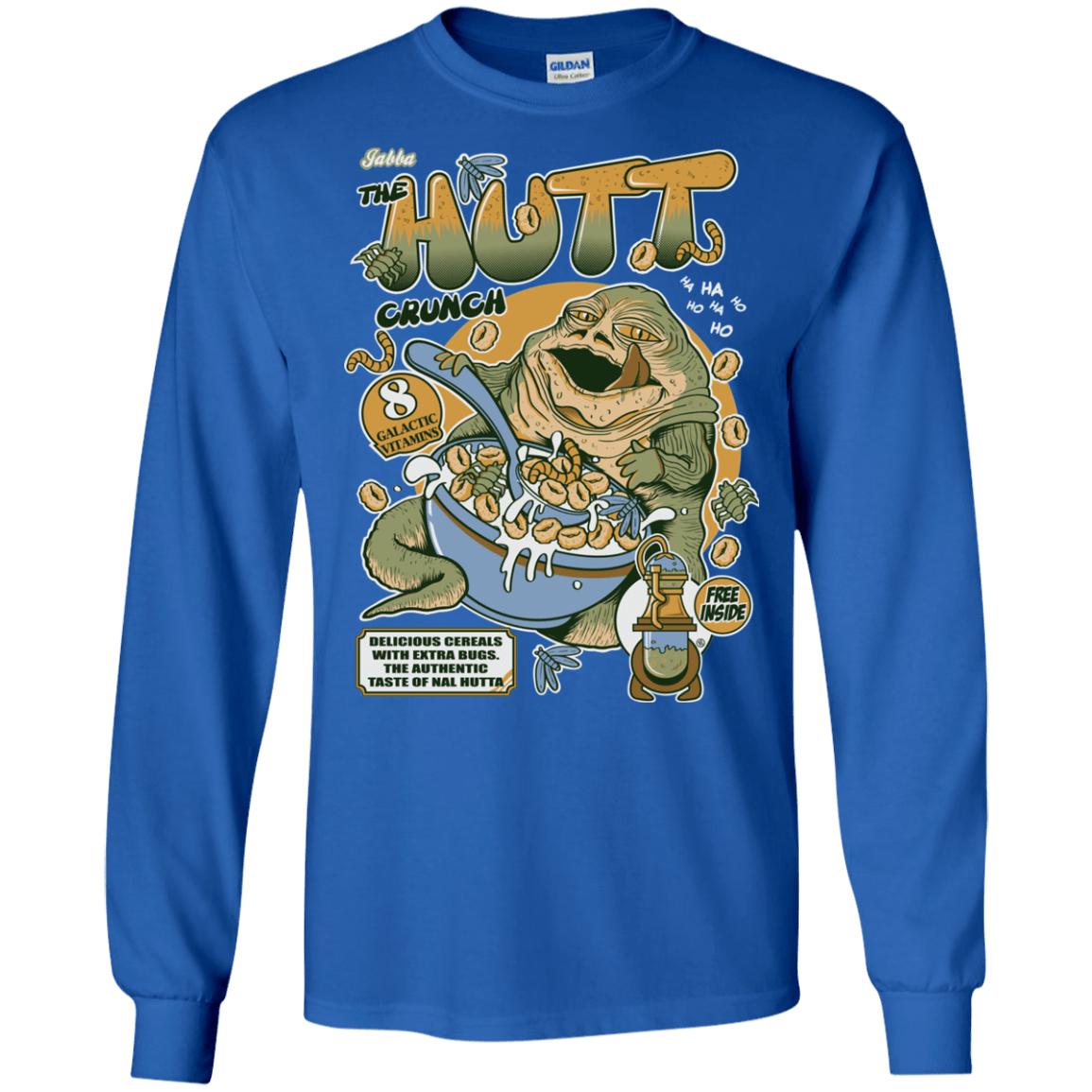 T-Shirts Royal / S The Hutt Crunch Men's Long Sleeve T-Shirt