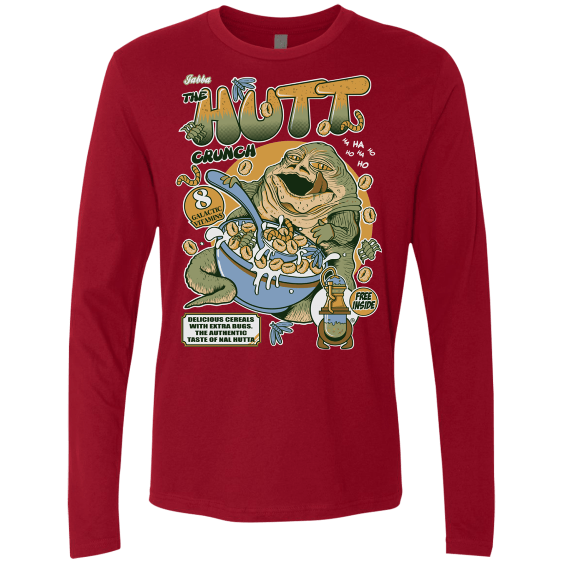 T-Shirts Cardinal / S The Hutt Crunch Men's Premium Long Sleeve