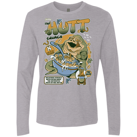 T-Shirts Heather Grey / S The Hutt Crunch Men's Premium Long Sleeve