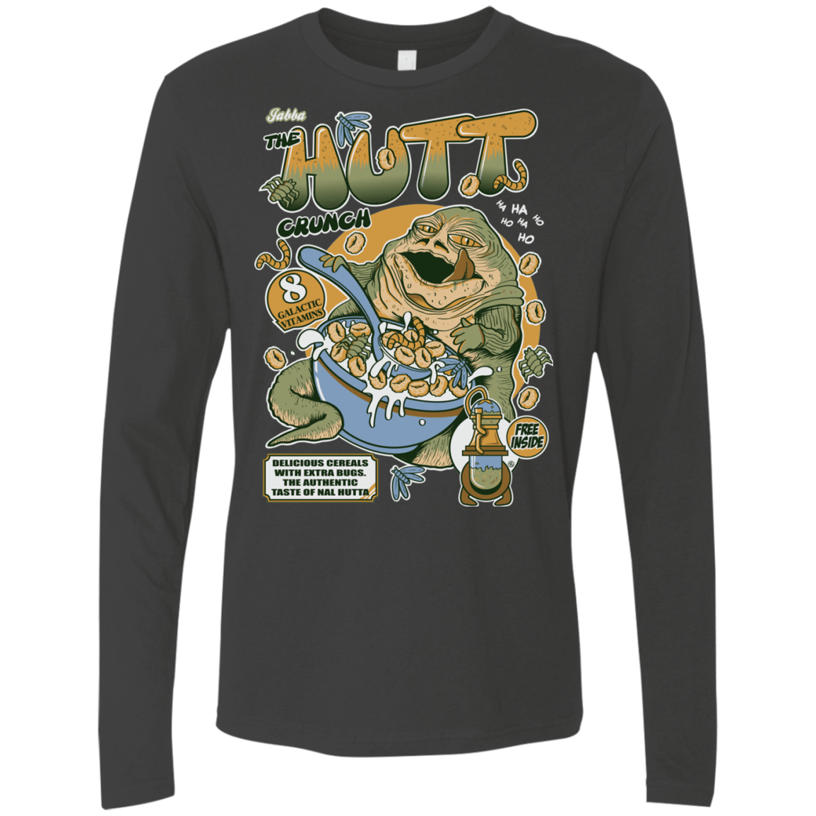 T-Shirts Heavy Metal / S The Hutt Crunch Men's Premium Long Sleeve