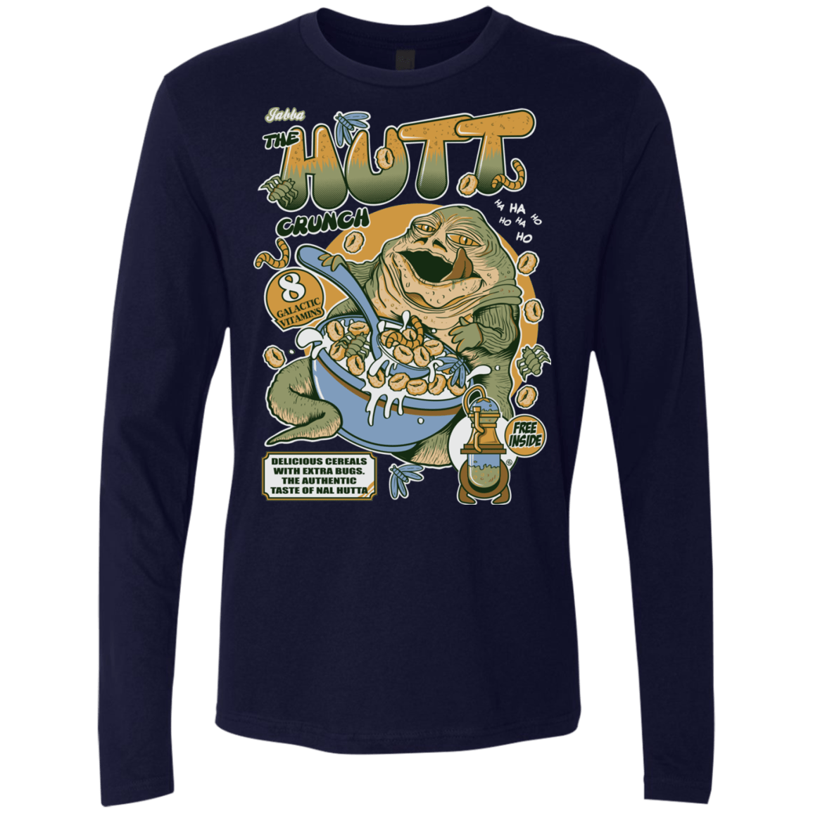 T-Shirts Midnight Navy / S The Hutt Crunch Men's Premium Long Sleeve
