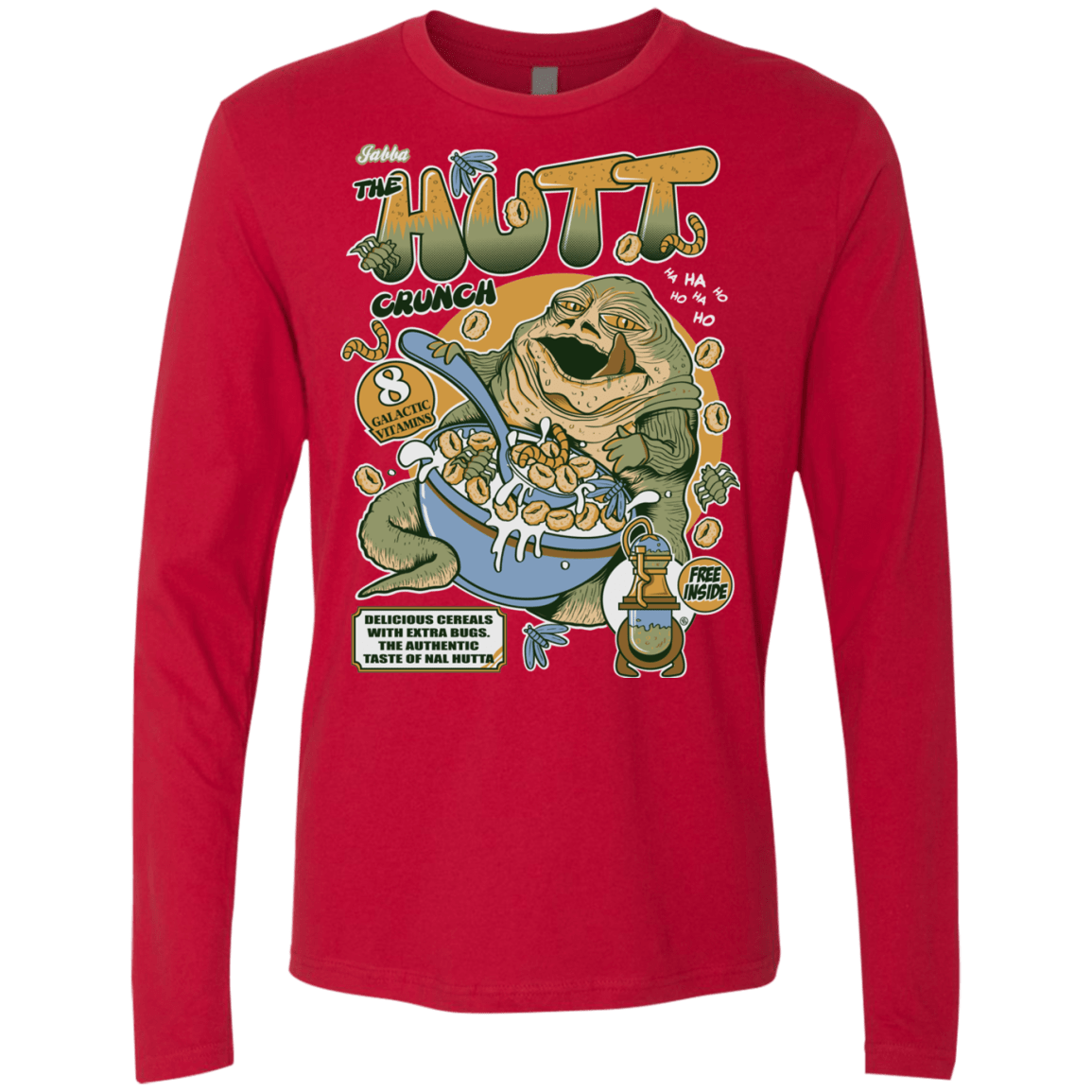 T-Shirts Red / S The Hutt Crunch Men's Premium Long Sleeve