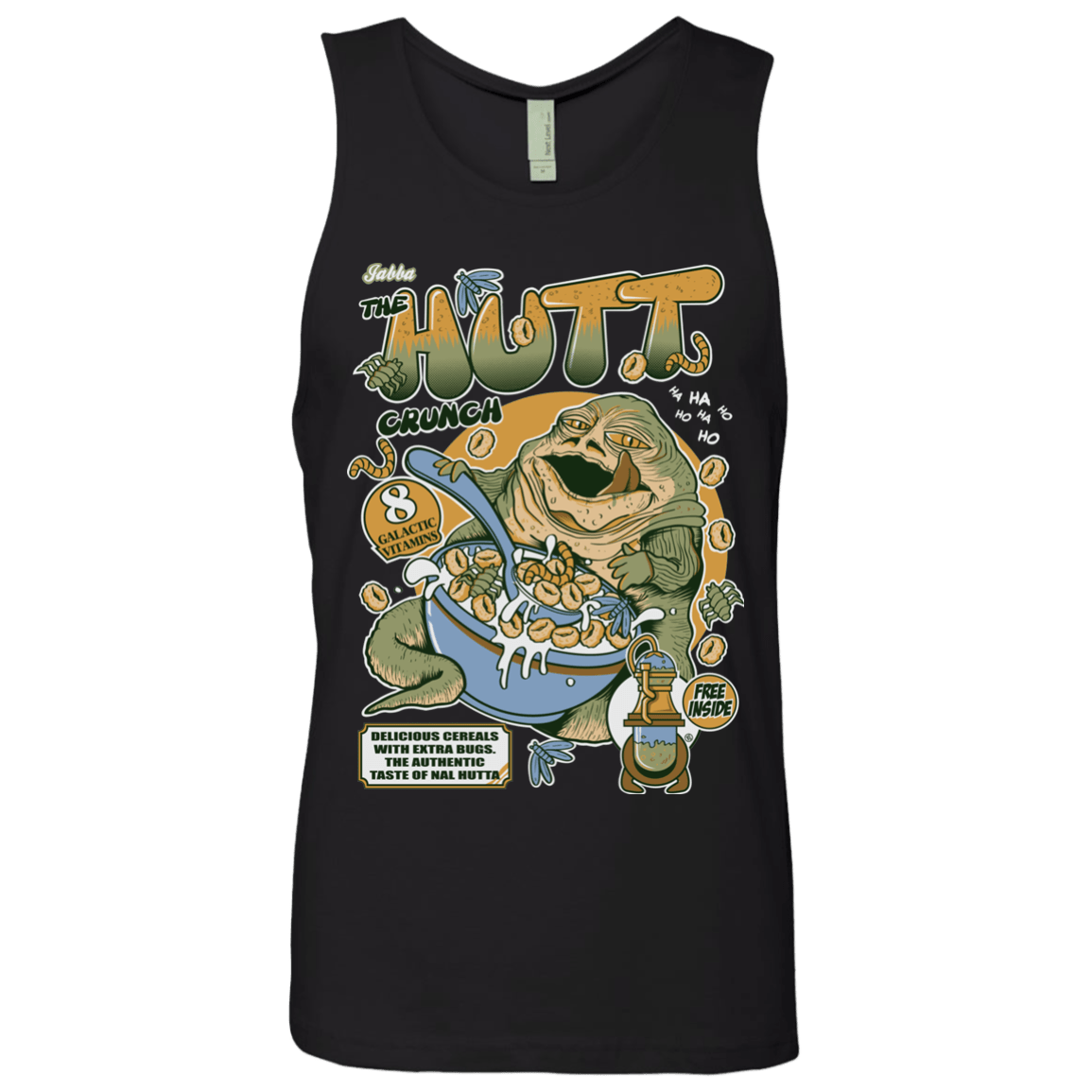 T-Shirts Black / S The Hutt Crunch Men's Premium Tank Top