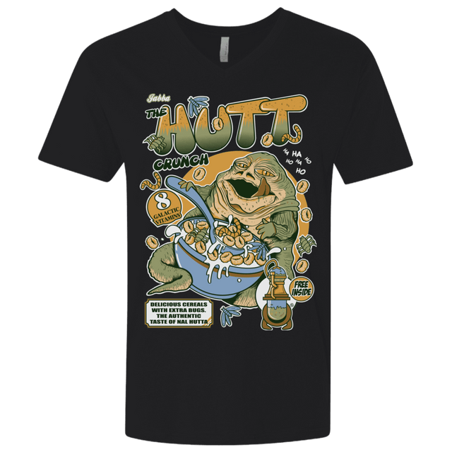 T-Shirts Black / X-Small The Hutt Crunch Men's Premium V-Neck