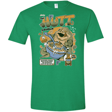 T-Shirts Heather Irish Green / S The Hutt Crunch Men's Semi-Fitted Softstyle