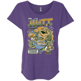 T-Shirts Purple Rush / X-Small The Hutt Crunch Triblend Dolman Sleeve