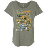 T-Shirts Venetian Grey / X-Small The Hutt Crunch Triblend Dolman Sleeve