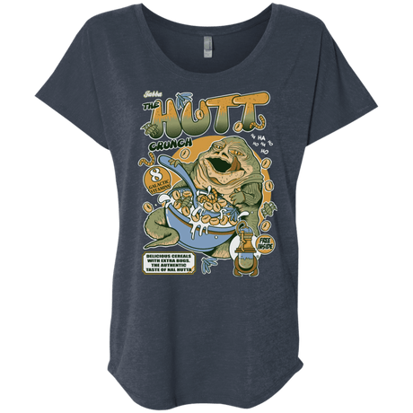 T-Shirts Vintage Navy / X-Small The Hutt Crunch Triblend Dolman Sleeve