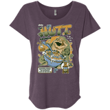 T-Shirts Vintage Purple / X-Small The Hutt Crunch Triblend Dolman Sleeve