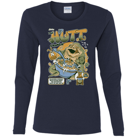 T-Shirts Navy / S The Hutt Crunch Women's Long Sleeve T-Shirt