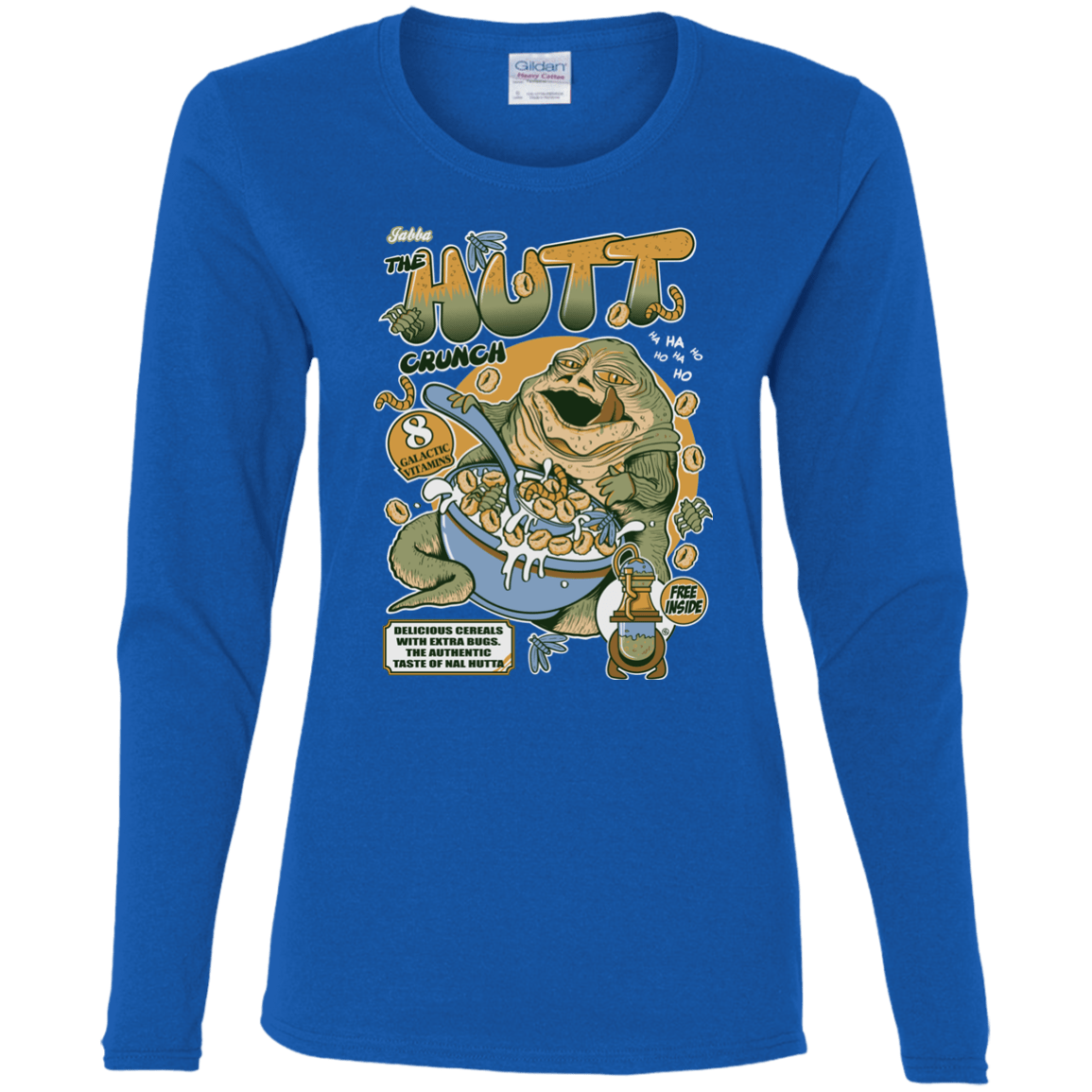 T-Shirts Royal / S The Hutt Crunch Women's Long Sleeve T-Shirt