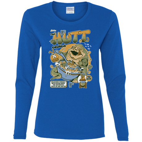 T-Shirts Royal / S The Hutt Crunch Women's Long Sleeve T-Shirt