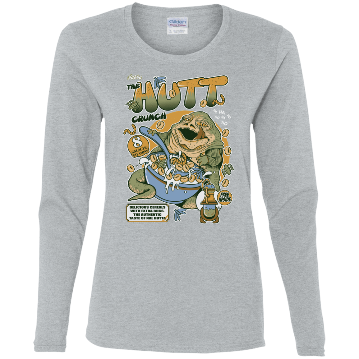 T-Shirts Sport Grey / S The Hutt Crunch Women's Long Sleeve T-Shirt