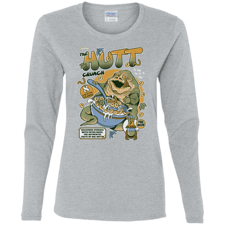 T-Shirts Sport Grey / S The Hutt Crunch Women's Long Sleeve T-Shirt