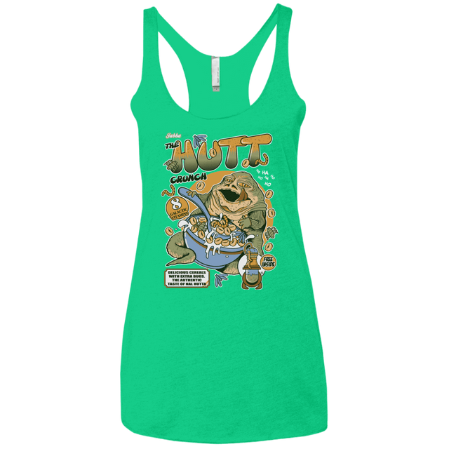 T-Shirts Envy / X-Small The Hutt Crunch Women's Triblend Racerback Tank