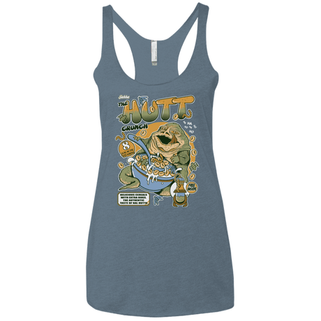 T-Shirts Indigo / X-Small The Hutt Crunch Women's Triblend Racerback Tank